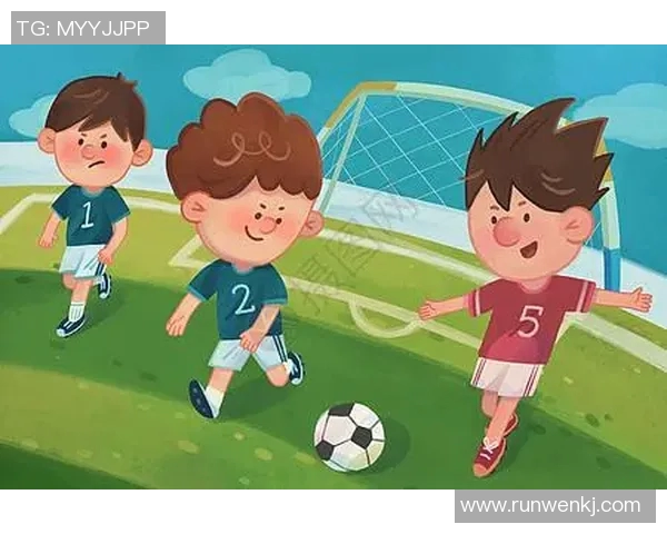 足球明星跳绳趣味卡通形象展现运动魅力与活力的完美结合